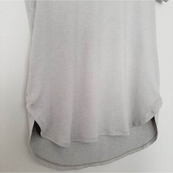 HEAD Athletic Scoop Neck Top Gray Hi-Low Hem Sz M - Picture 7 of 9